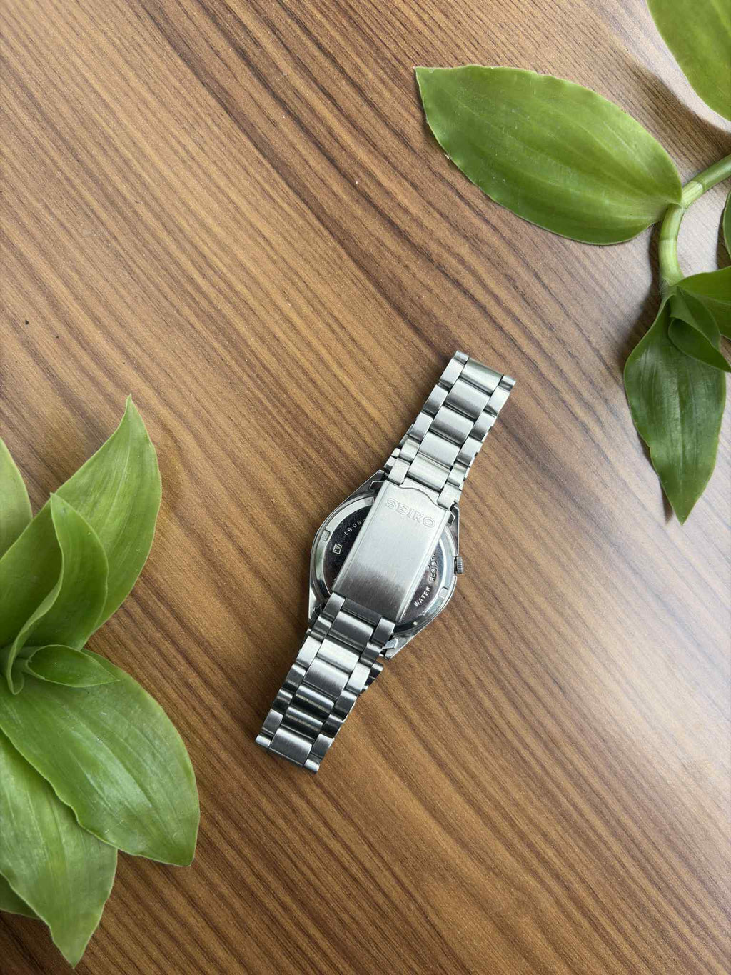 Vintage Seiko 5 Automatisch Horloge – Wit / Goudaccenten